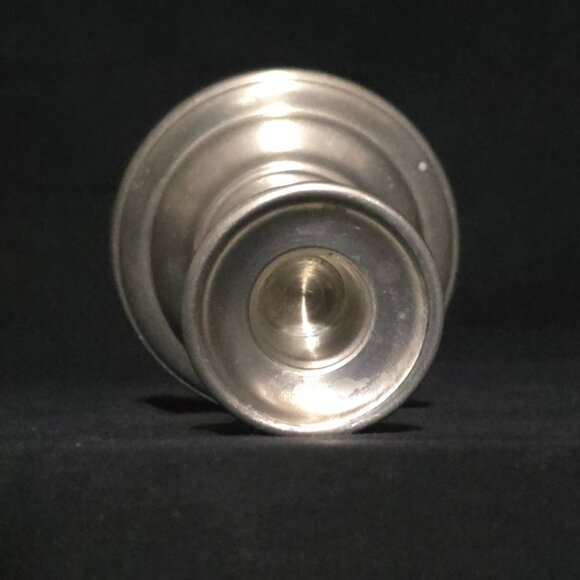 RARE! Vtg Old Saybrook Pewter Candlestick Holder / Oil Lamp - Complete - Picture 7 of 9